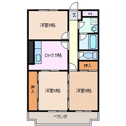 霞ケ浦駅 徒歩12分 4階の物件間取画像